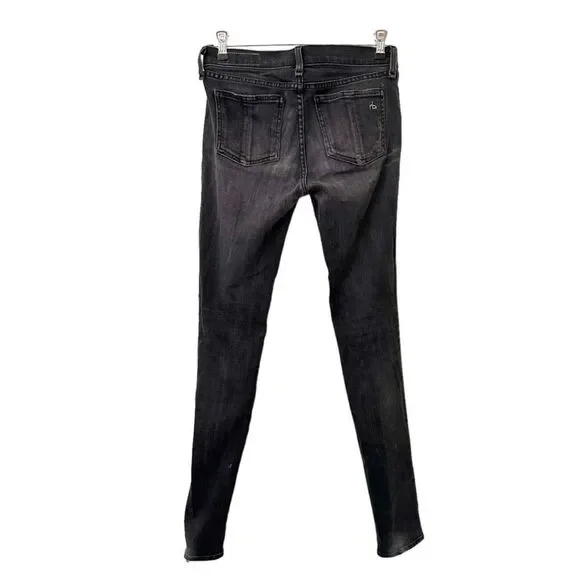 RAG & BONE Slim Fit Skinny Distressed in Rock Sz 26 - Picture 3 of 6